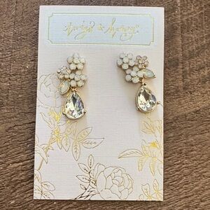 Twigs & Honey Gold and Silver Floral Earrings